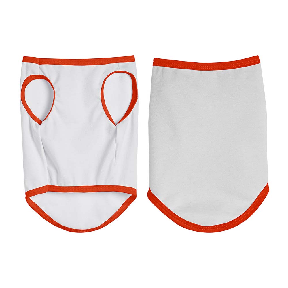 High Quality Sublimation Pet T-shirt Blank Polyester Pet Clothes Pet Products Dog Clothes Pet Accessories For Heat Press Printing