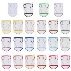 High Quality Sublimation Pet Clothes Blank Polyester Pet Clothes Pet Products Dog T-shirt Pet Accessories For Heat Press Printing