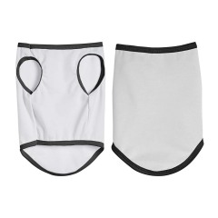 High Quality Sublimation Pet Clothes Blank Polyester Pet Clothes Pet Products Dog T-shirt Pet Accessories For Heat Press Printing