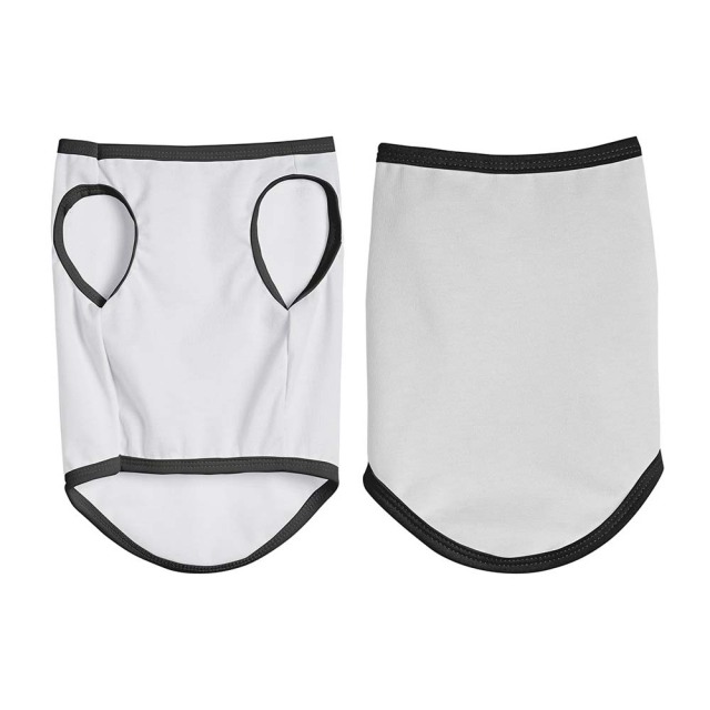 High Quality Sublimation Pet Clothes Blank Polyester Pet Clothes Pet Products Dog T-shirt Pet Accessories For Heat Press Printing