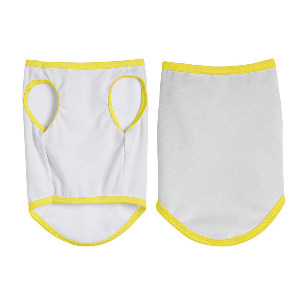 High Quality Sublimation Pet T-shirt Blank Polyester Pet Clothes Pet Products Dog Clothes Pet Accessories For Heat Press Printing