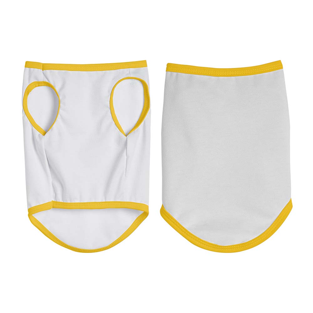 High Quality Sublimation Pet T-shirt Blank Polyester Pet Clothes Pet Products Dog Clothes Pet Accessories For Heat Press Printing