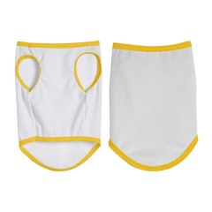 High Quality Sublimation Pet Clothes Blank Polyester Pet Clothes Pet Products Dog T-shirt Pet Accessories For Heat Press Printing