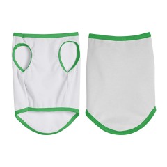 High Quality Sublimation Pet Clothes Blank Polyester Pet Clothes Pet Products Dog T-shirt Pet Accessories For Heat Press Printing