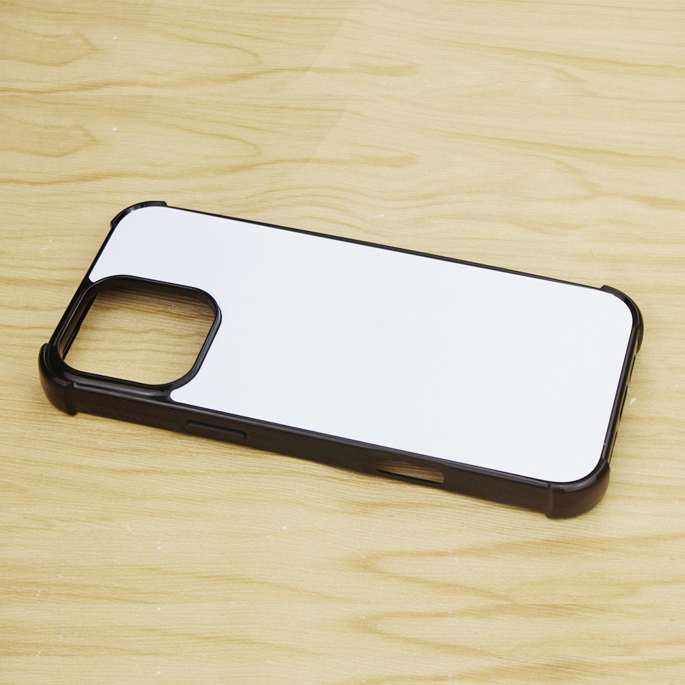 Strong Protection! For iPhone 16 Series Four Corner Anti-drop 2D TPU Phone Case Phone Cover With Metal Insert For Sublimation Printing