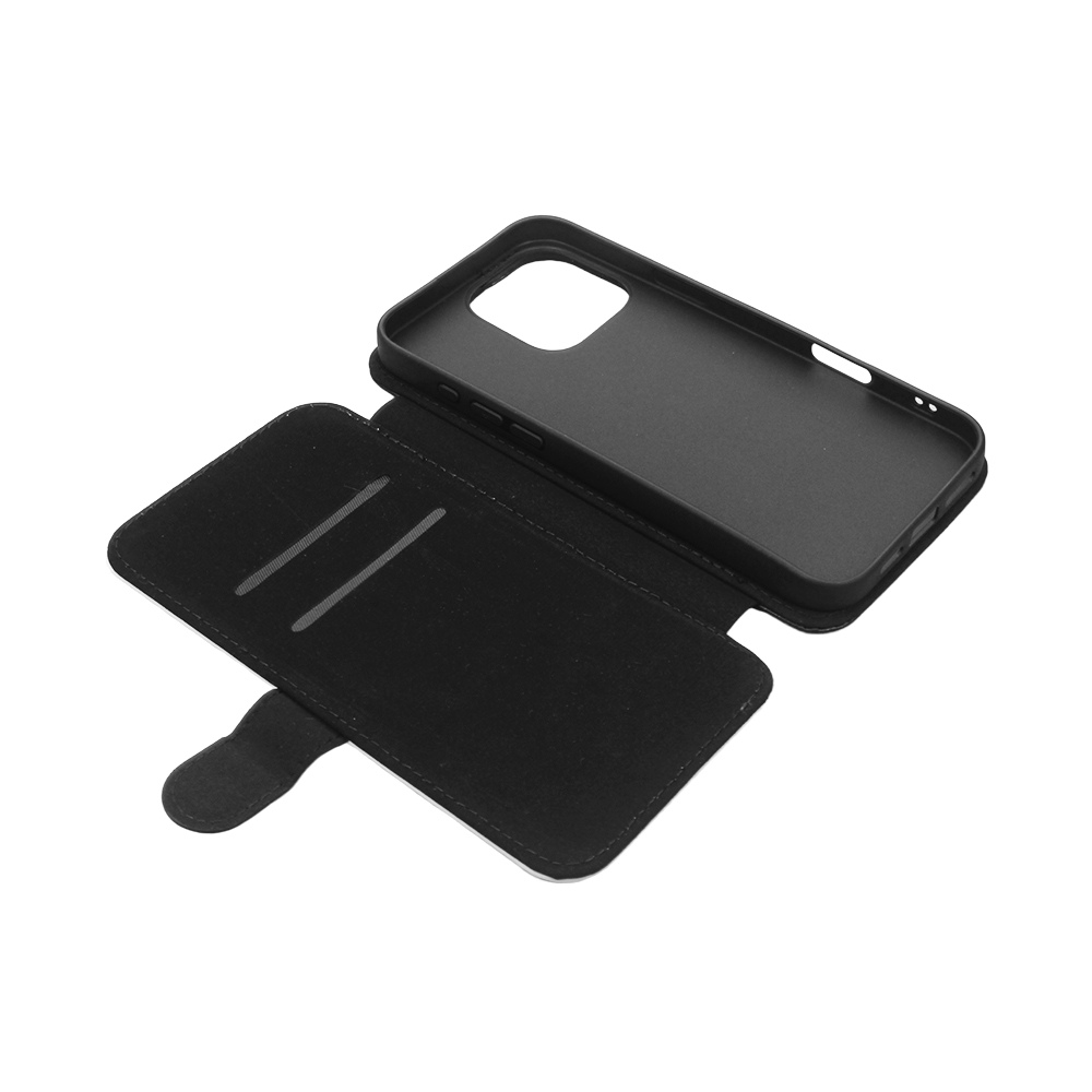 Sublimation Blank PU Leather Flip Phone Case for iPhone 17, 16 Series,iPhone Series TPU Inside Wallet with Card Holder and Stand