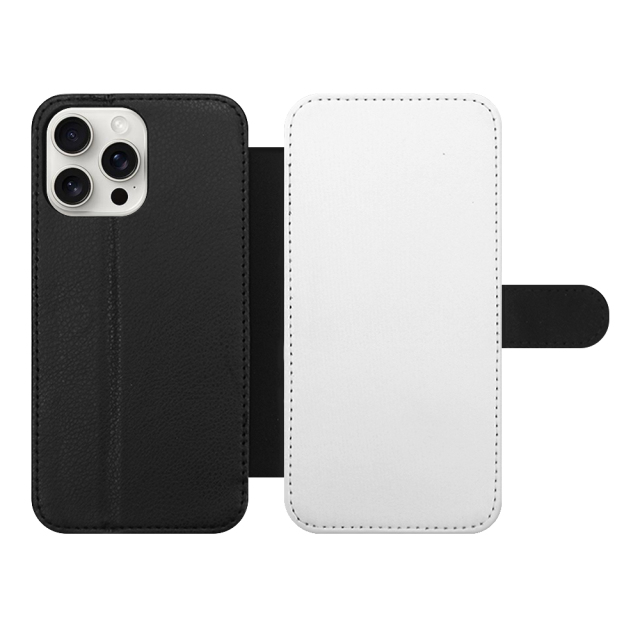 Sublimation Blank PU Leather Flip Phone Case for iPhone 16,iPhoen 16 Pro Max,iPhone Series TPU Inside Wallet with Card Holder and Stand