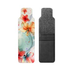 Sublimation Pencil Holder Bag Customized Blank PU Leather Pencil Case