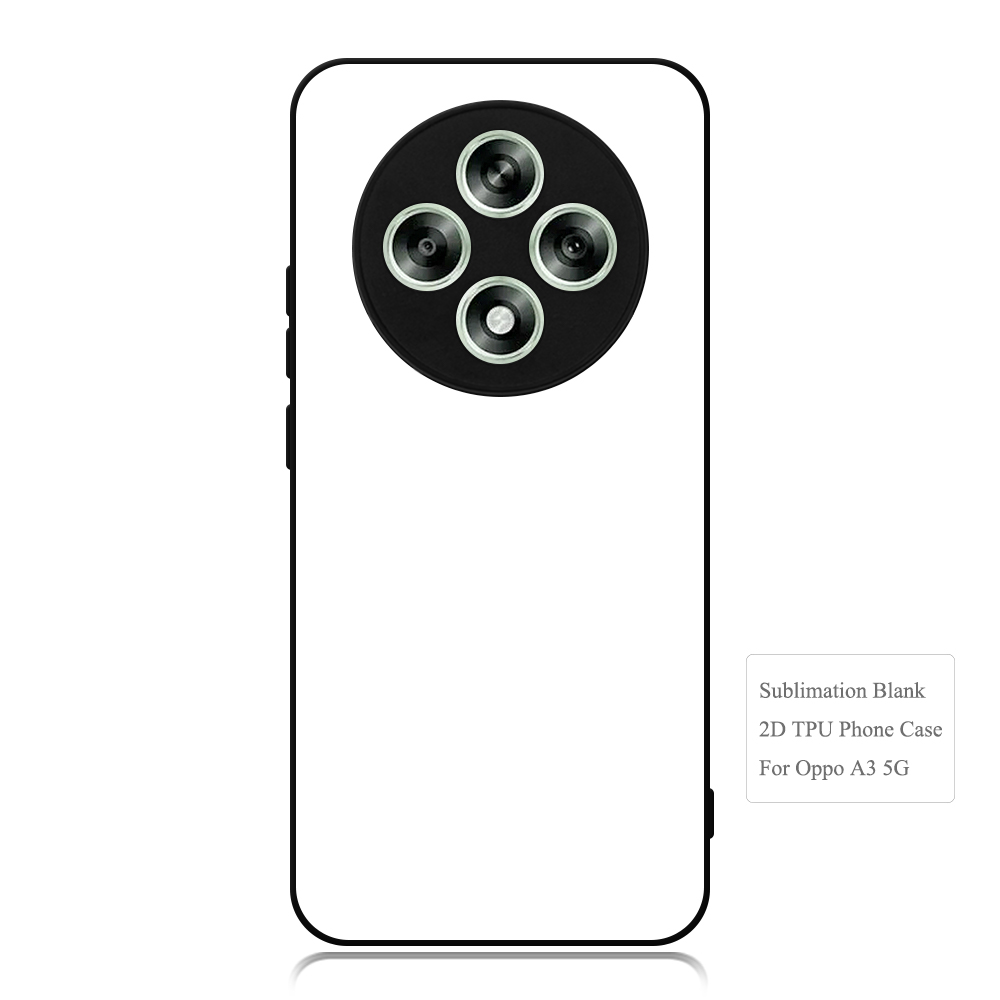 For Oppo A2 Pro 5G,Oppo A3 Pro,Oppo A3 5G Sublimation 2D TPU Case With Aluminum Insert DIY Phone Shell