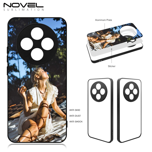 For Oppo A2 Pro 5G,Oppo A3 Pro,Oppo A3 5G Sublimation 2D TPU Case With Aluminum Insert DIY Phone Shell