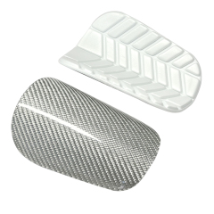 New Type of Shin Guards with Edges Carbon Fiber Shin Guards Sublimation Shin Pad Custom Soccer Shin Guards Textured Shin Guard