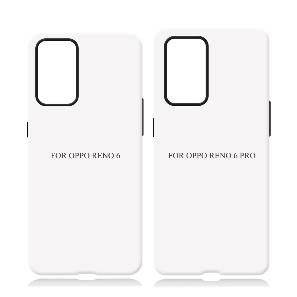 New Arrival 3D 2in1 Film Case Sublimation Cover Customized DIY Cell Phone Case for Oppo Reno 4,6,9,10 Series