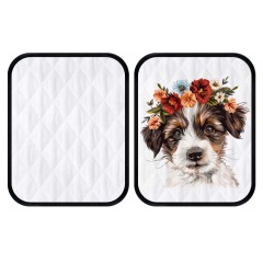 Custom Blank Sublimation Pet Mat Flannel Lovely Cat & Dog Printable Pet Mat