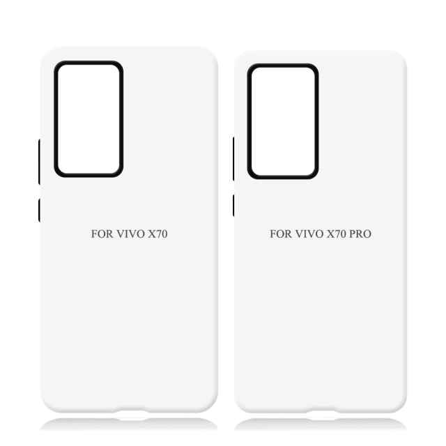 New Arrival 3D 2in1 Film Case Sublimation Cover Customized DIY Cell Phone Case for Vivo X50,X60,X70,X80,X90 Series