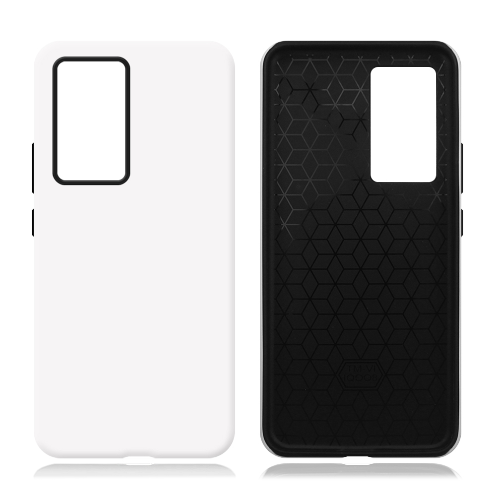 New Arrival 3D 2in1 Film Case Sublimation Cover Customized DIY Cell Phone Case for Vivo IQOO 8,9,10,11 Series