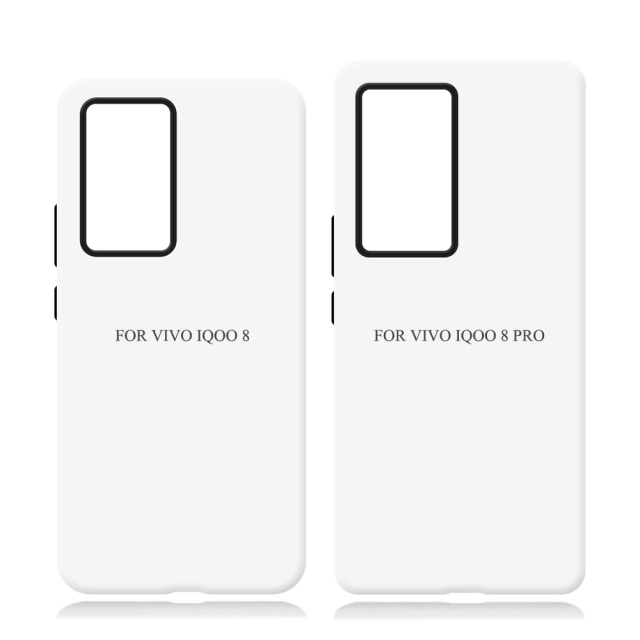 New Arrival 3D 2in1 Film Case Sublimation Cover Customized DIY Cell Phone Case for Vivo IQOO 8,9,10,11 Series