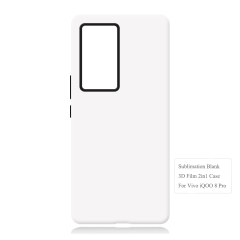 New Arrival 3D 2in1 Film Case Sublimation Cover Customized DIY Cell Phone Case for Vivo IQOO 8,9,10,11 Series