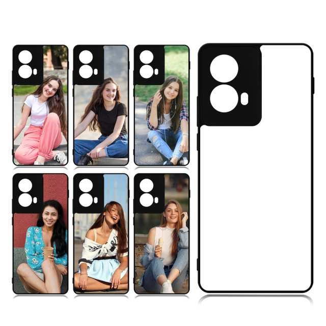 New Arrival Sublimation Blank 2D TPU Phone Case for Moto Edge 5G (2024) DIY Shell With Aluminum Sheet