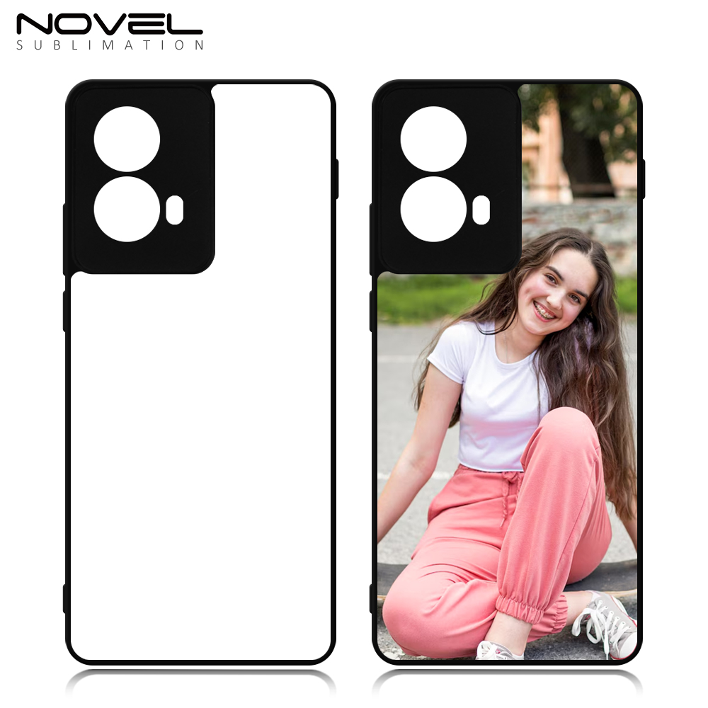New Arrival Sublimation Blank 2D TPU Phone Case for Moto Edge 5G (2024) DIY Shell With Aluminum Sheet