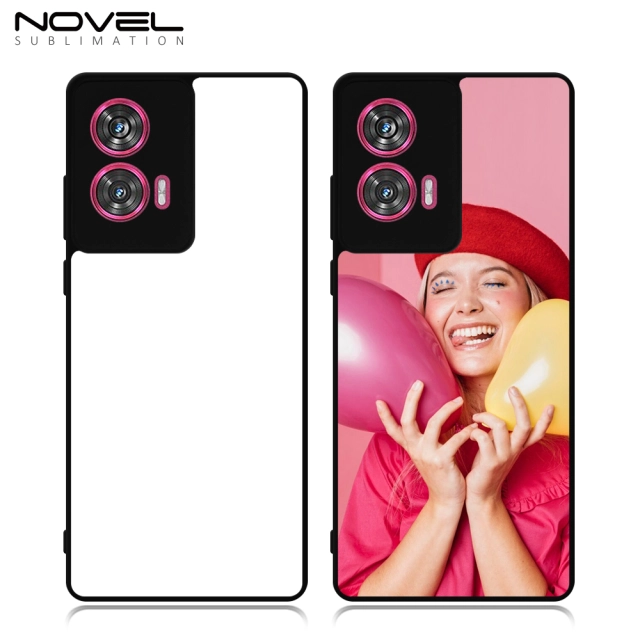 New Arrival Sublimation Blank 2D TPU Phone Case for Moto Edge 50 Series DIY Shell With Aluminum Sheet
