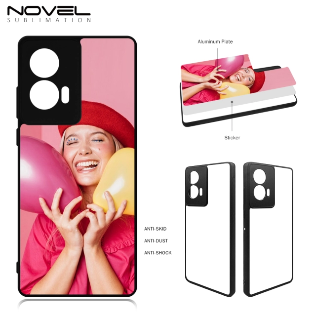 New Arrival Sublimation Blank 2D TPU Phone Case for Moto Edge 50 Series DIY Shell With Aluminum Sheet
