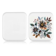 Sublimation Blank Wireless Power Bank 10000mAh Power Bank with Two Data Lines Wireless charging for iPhone 12/13/14/15