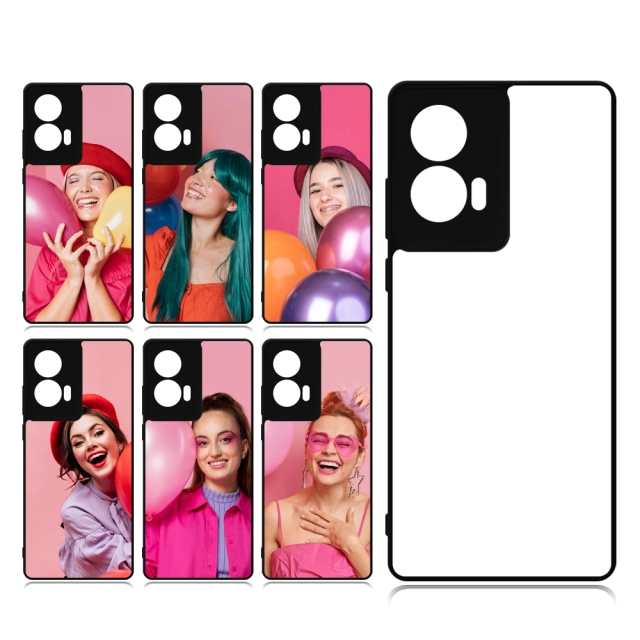 New Arrival Sublimation Blank 2D TPU Phone Case for Moto Edge 50 Series DIY Shell With Aluminum Sheet