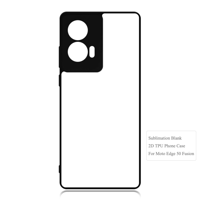 New Arrival Sublimation Blank 2D TPU Phone Case for Moto Edge 50 Series DIY Shell With Aluminum Sheet