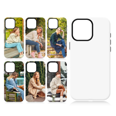 New Arrival 3D 2in1 Film Case Sublimation Cover Customized DIY Cell Phone Case for iPhone 16 Series