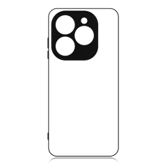Sublimation Blank 2D TPU Phone Case For Infinix Smart 8 Pro With Aluminum Insert
