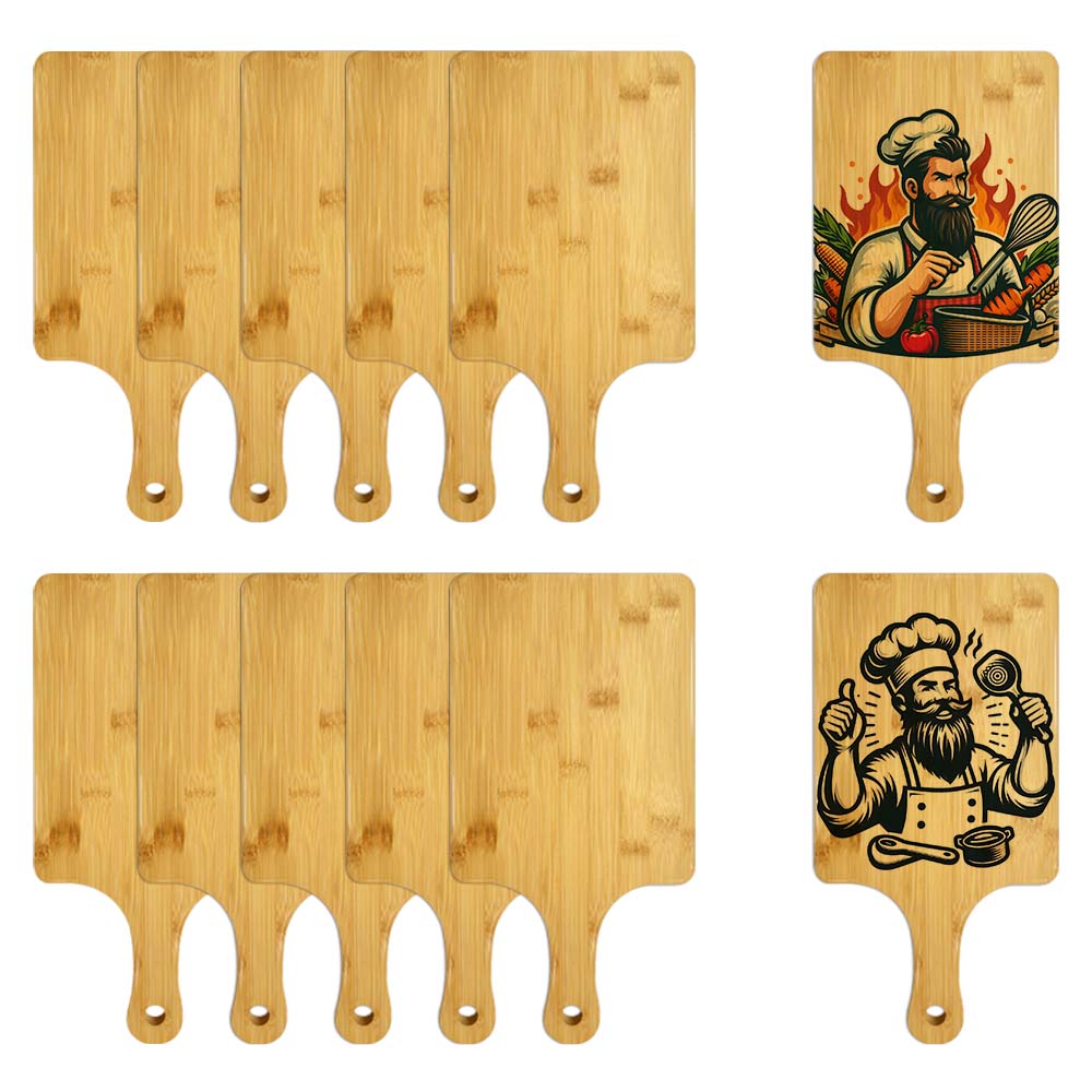 New Arrival Sublimation Bamboo Pizza Board Kitchen Pizza Logo Camping Cutting Board Bamboo Wood Cutting Board Deli Tray Material