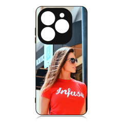 Sublimation Blank 2D TPU Phone Case For Infinix Smart 8 Pro With Aluminum Insert
