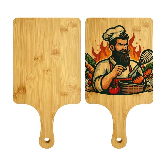 New Arrival Sublimation Bamboo Pizza Board Kitchen Pizza Logo Camping Cutting Board Bamboo Wood Cutting Board Deli Tray Material