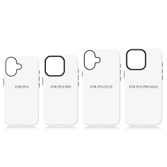 New Arrival 3D 2in1 Film Case Sublimation Cover Customized DIY Cell Phone Case for iPhone 16 Series