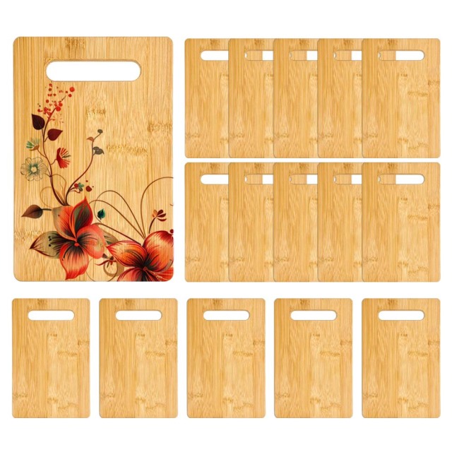 New Arrival Sublimation Bamboo Cutting Board Kitchen Board Bamboo Wood Cutting Board Deli Tray Material
