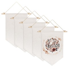 Sublimation Blank Wall Hanging Display Banner Holder Sublimation Decorative Door Wall Hanging Flag