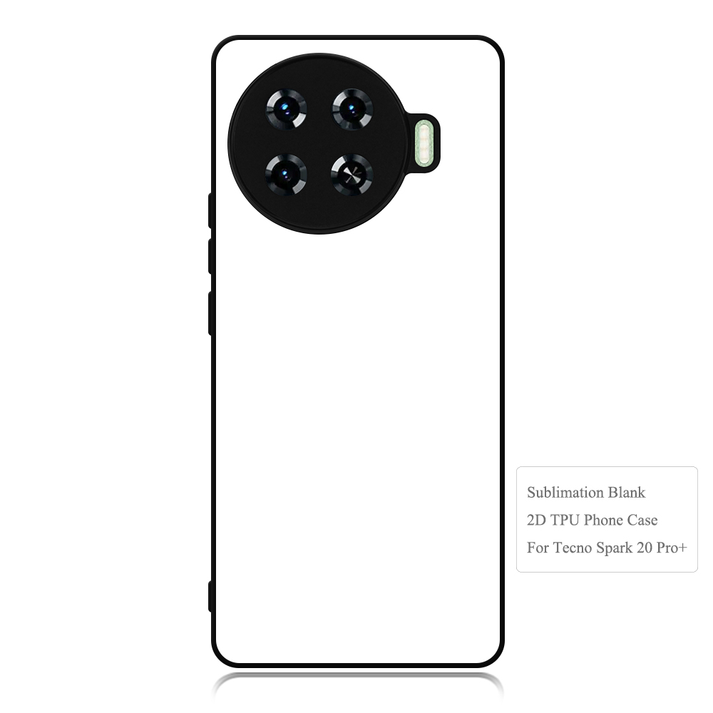 For Tecno Spark 30,Tecno Spark 30 5G,Spark 20 Pro+,Tecno Camon 30,Tecno Camon 40 Sublimation 2D TPU Phone Case Cover With Aluminum Insert