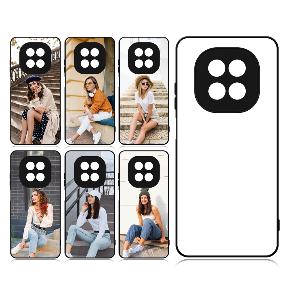 For OPPO Realme V60 5G Sublimation Customized 2D TPU Phone Case With Metal Insert Phone Cover
