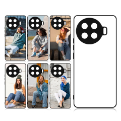 New Arrival For Tecno Spark 20 Pro+  Sublimation 2D TPU Phone Case Cover With Aluminum Insert