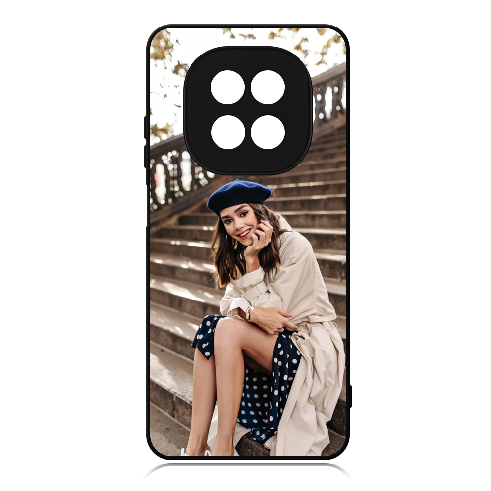 For OPPO Realme V60 5G Sublimation Customized 2D TPU Phone Case With Metal Insert Phone Cover