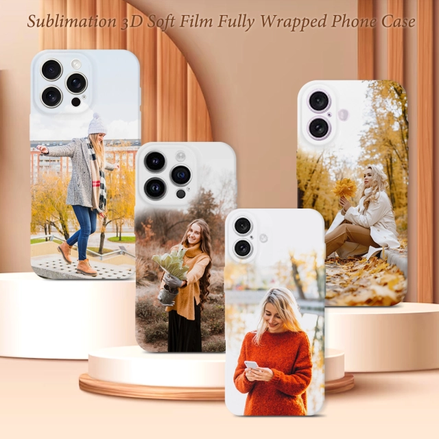 New Arrival 3D Film Sublimation Printing TPU Phone Case For iPhone 16,15,14,12 Series