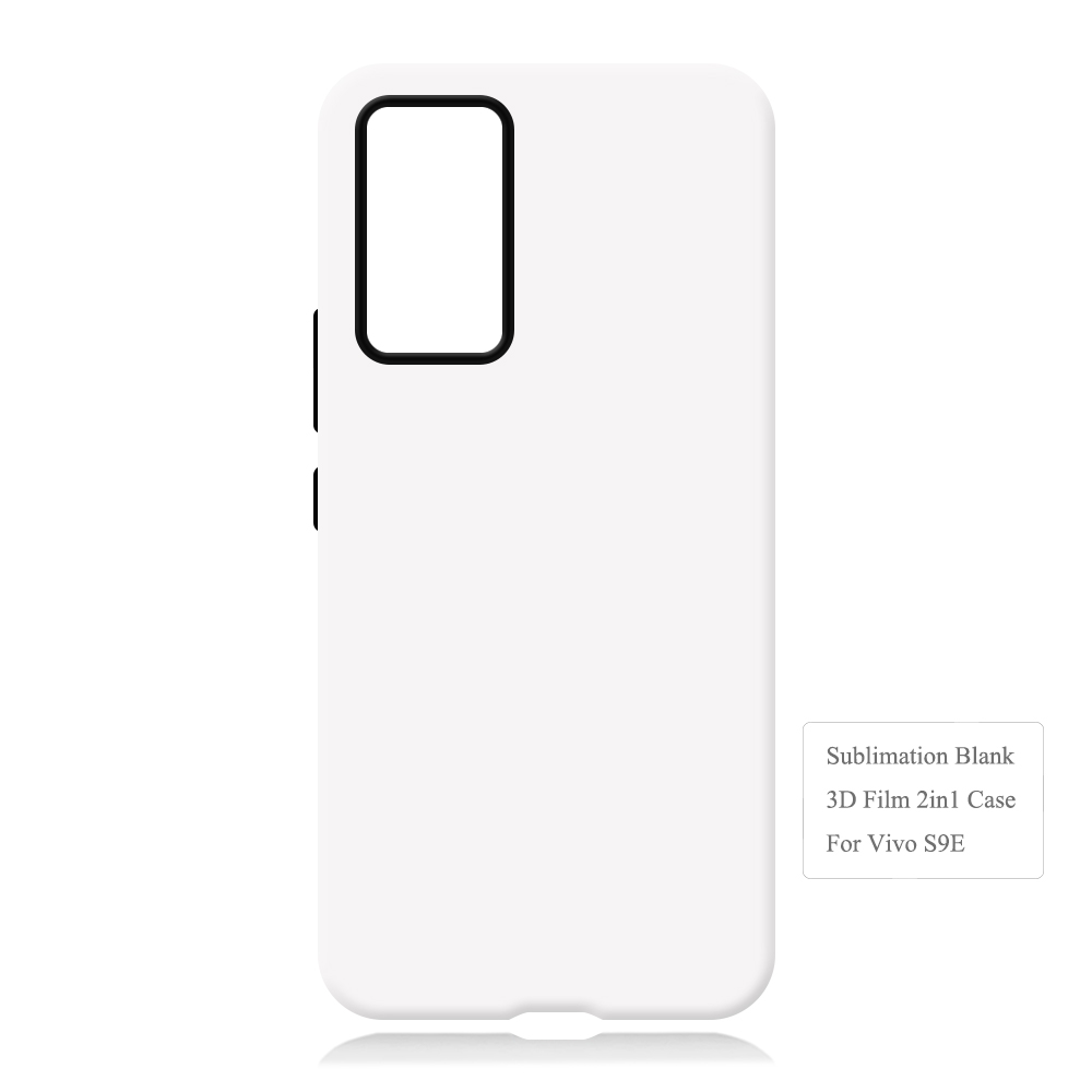 New Arrival 3D 2in1 Film Case Sublimation Cover Customized DIY Cell Phone Case for Vivo S9,S15,S17,S Series