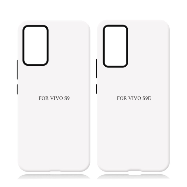New Arrival 3D 2in1 Film Case Sublimation Cover Customized DIY Cell Phone Case for Vivo S9,S15,S17,S Series