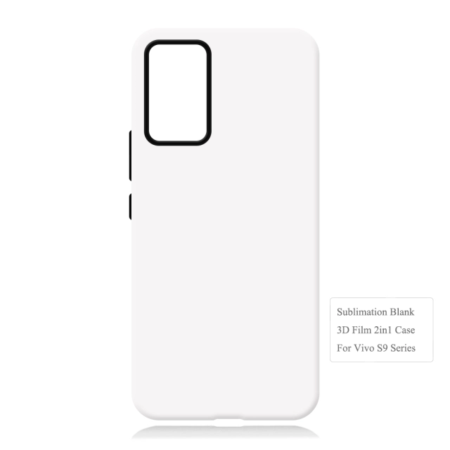 New Arrival 3D 2in1 Film Case Sublimation Cover Customized DIY Cell Phone Case for Vivo S9,S15,S17,S Series
