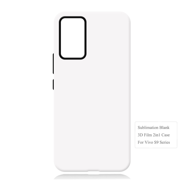 New Arrival 3D 2in1 Film Case Sublimation Cover Customized DIY Cell Phone Case for Vivo S9,S15,S17,S Series