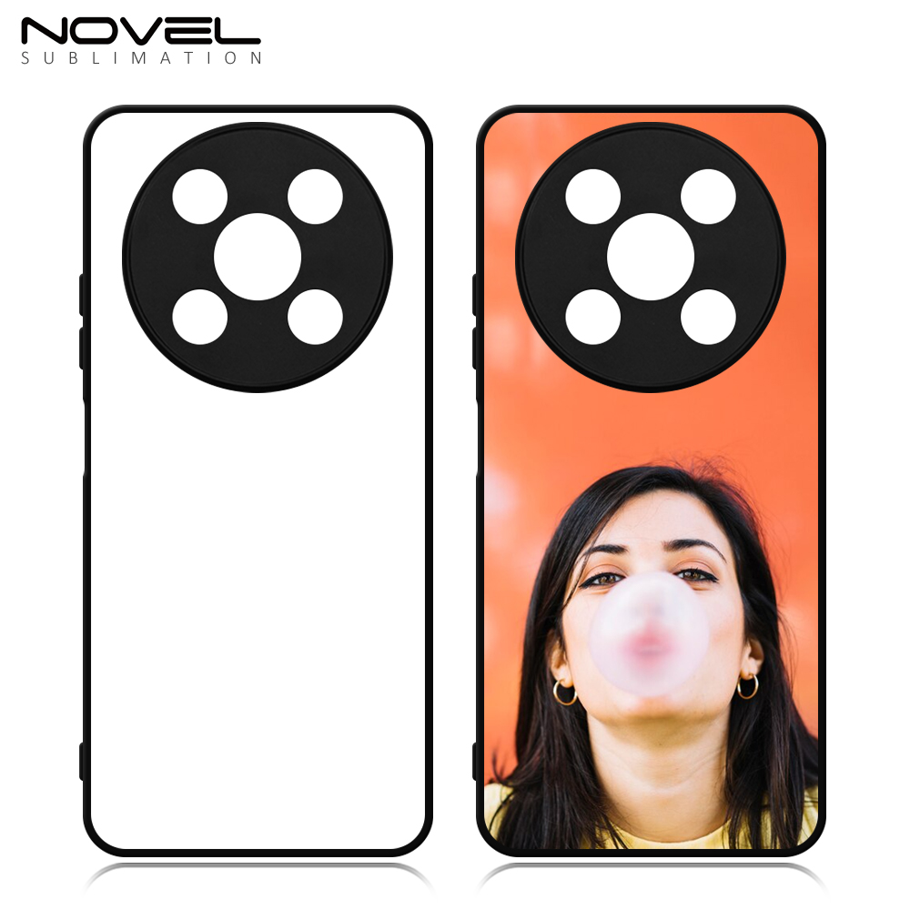 Smooth Sides!!! For Itel RS4 4G 2D TPU Phone Case Soft Silicone Phone Shell With Aluminum Insert For Sublimation Printing