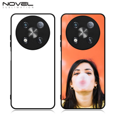 Smooth Sides!!! For Itel RS4 4G 2D TPU Phone Case Soft Silicone Phone Shell With Aluminum Insert For Sublimation Printing