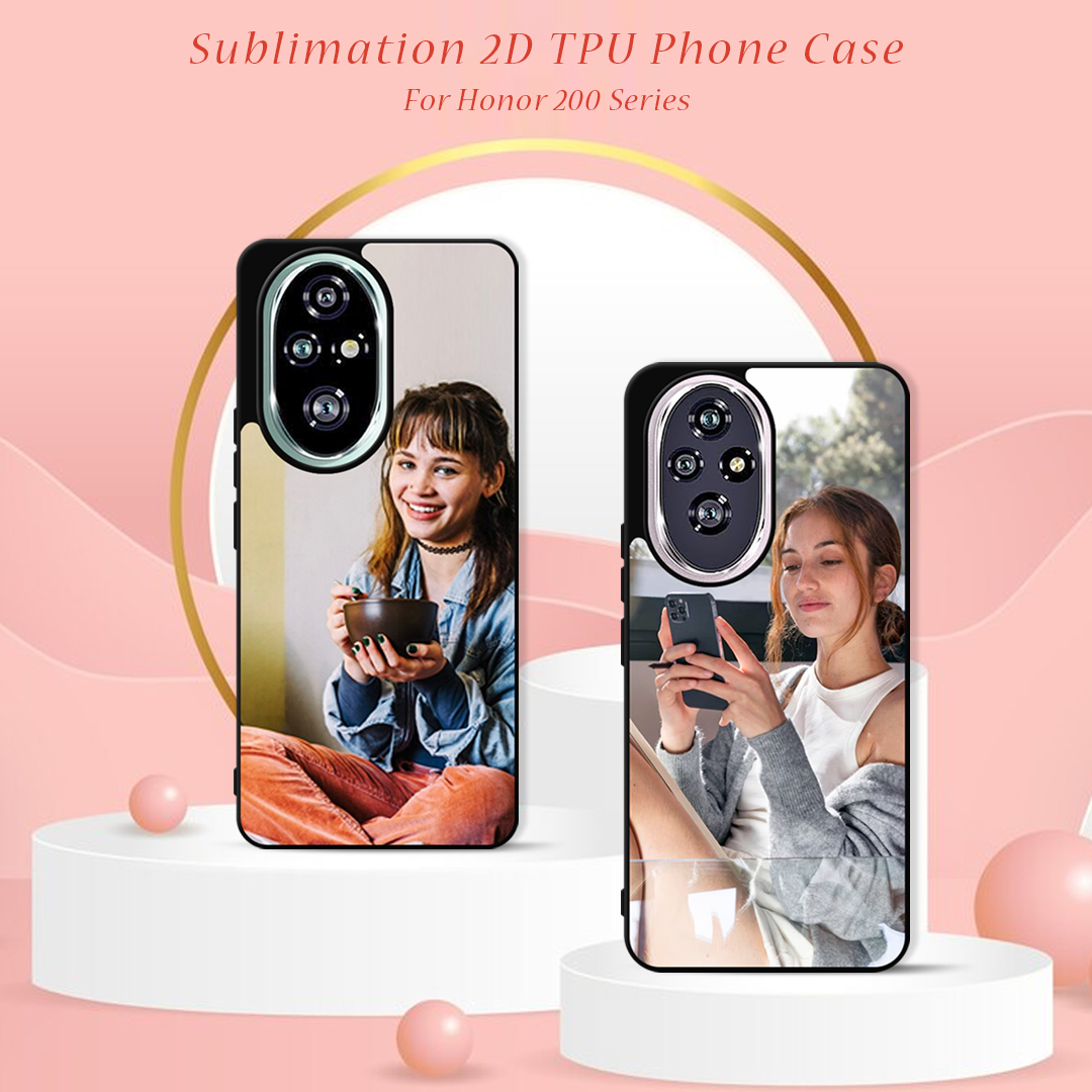 For Honor 600 Lite, Honor X6C, Honor 200,Honor 200 Pro,200 Lite 5G,Honor GT 5G CN,Honor Series Sublimation Blank Rubber 2D TPU Phone Case Cover