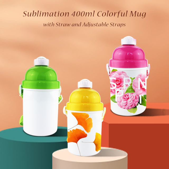 Fashionable Sublimation Custom Design Kid Water Bottle,400ml -style 1