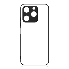 Smooth Sides!!! For Itel A70 4G 2D TPU Phone Case Soft Silicone Phone Shell With Aluminum Insert For Sublimation Printing